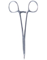 Angler's Accessories Curved Forceps 5.5in in Gold and Matte